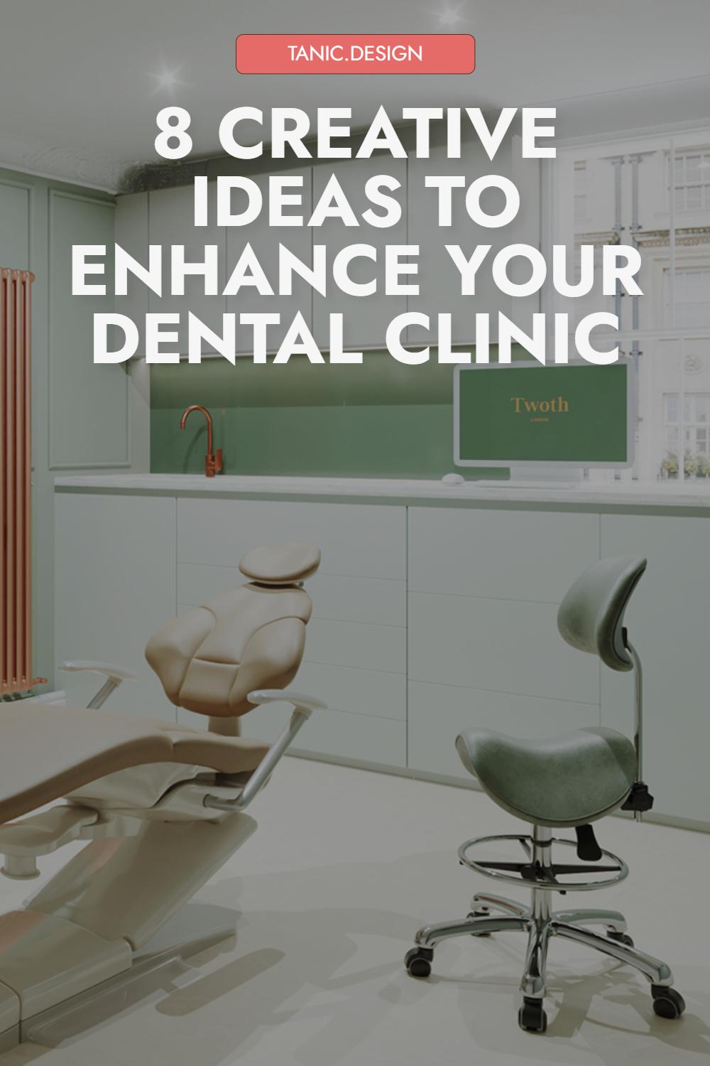 Explore inventive interior design concepts for dental clinics