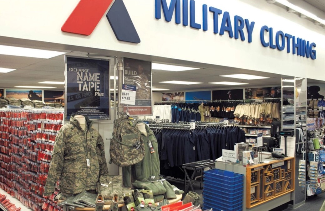 Military clothing sales store lackland