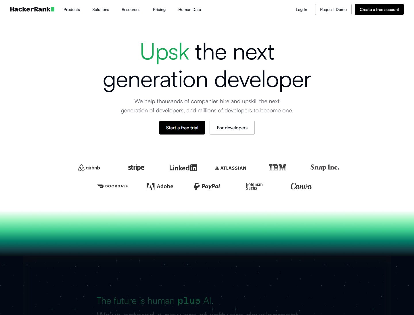 HackerRank | Developer Skills Platform Built with Webflow - Showcase ...