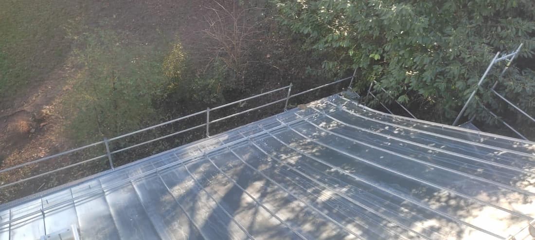 Obnova krova na Kinu Tuškanac