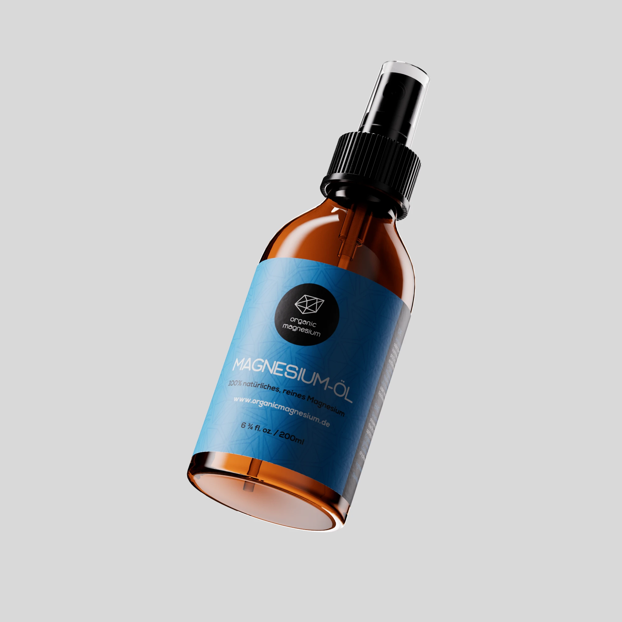✅ A 3D render of a magnesium oil bottle shows how polished, high-quality imagery elevates both affordable and premium products, boosting trust and perceived value across all price points.