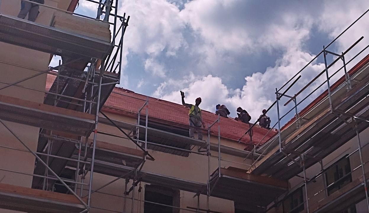 Obnova krova Gornjogradske gimnazije u Zagrebu