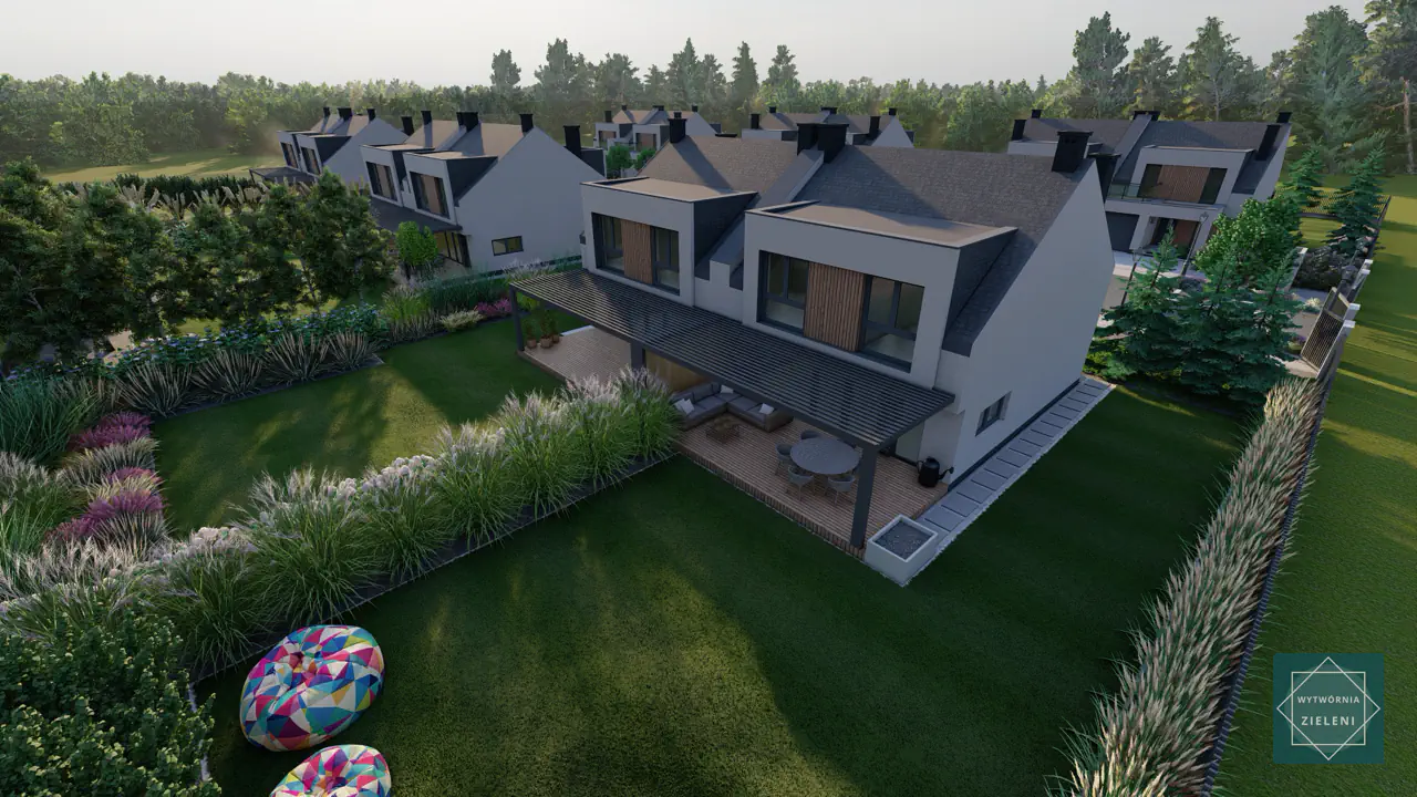 Zagospodarowanie terenu 6500 m² – Zielone osiedle dla dewelopera