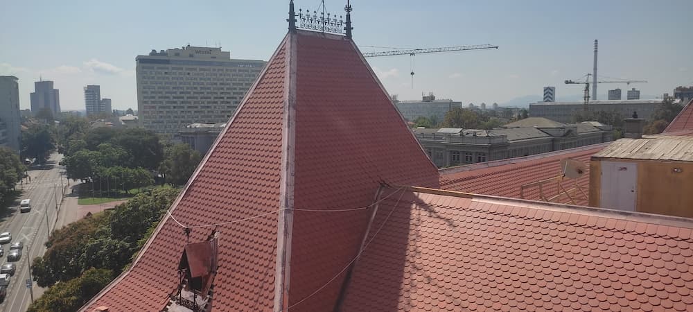 Obnova krova na Muzeju za umjetnost i obrt