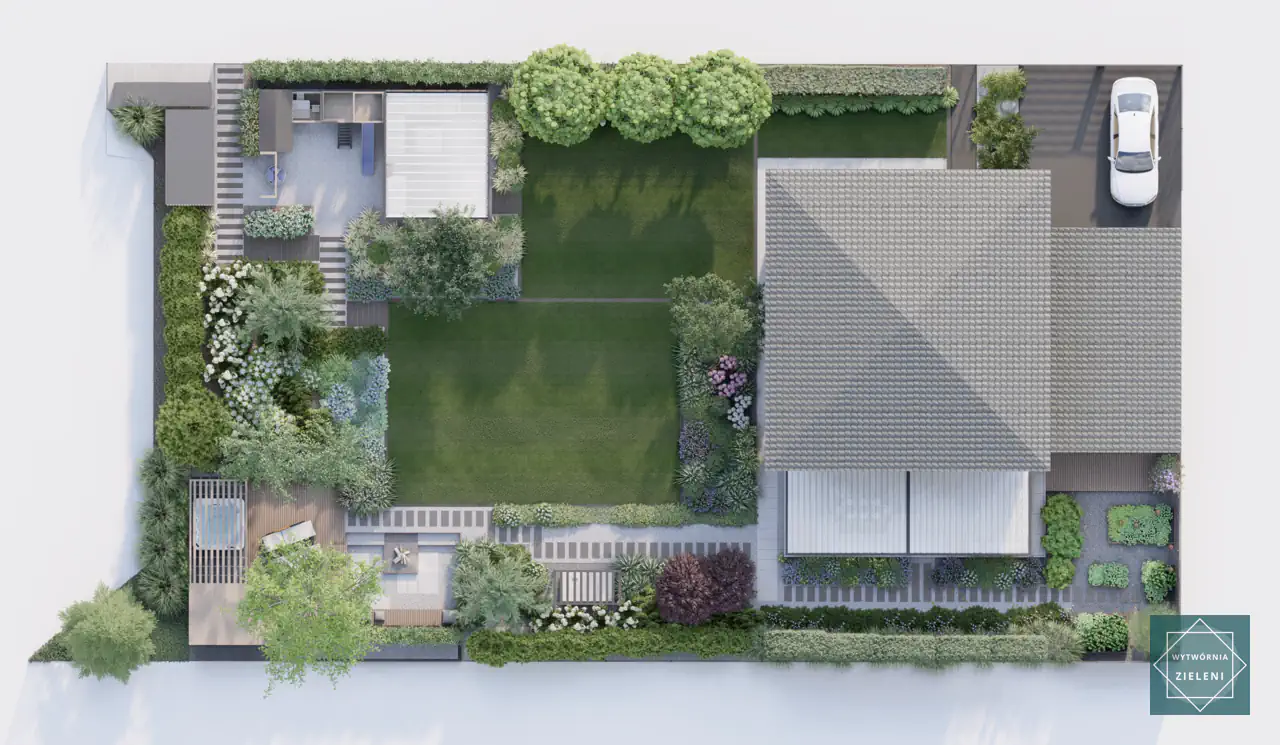 Projekt ogrodu w świerklańcu