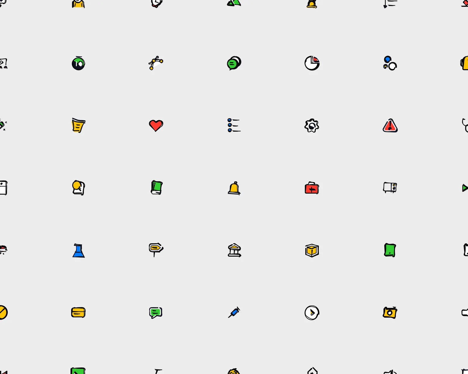 creative icons, hand-drawn icons, sketch icons, figma icons, xd icons, illustrator icons, svg icons