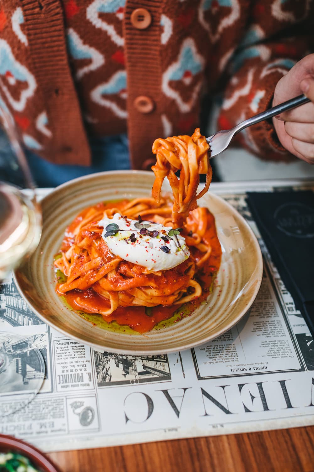 Dežman Bar menu pasta