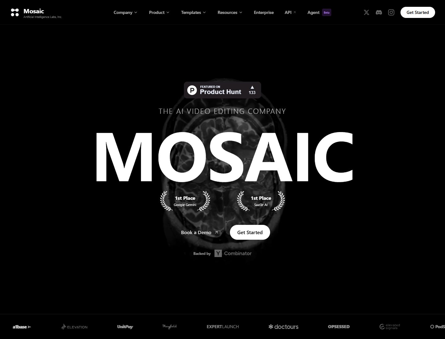 Mosaic | AI Video Editing Platform Built with Makeswift - Showcase ...