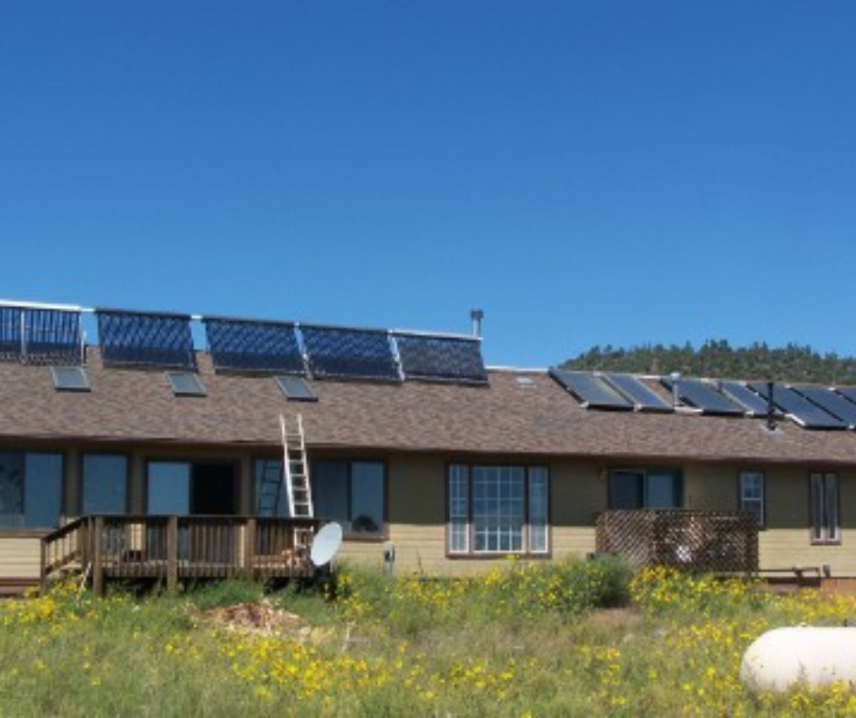 Solar Power Installation by Radiance Heating