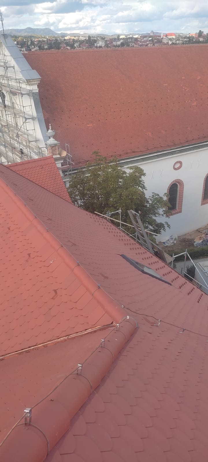 Obnova krova Gornjogradske gimnazije u Zagrebu