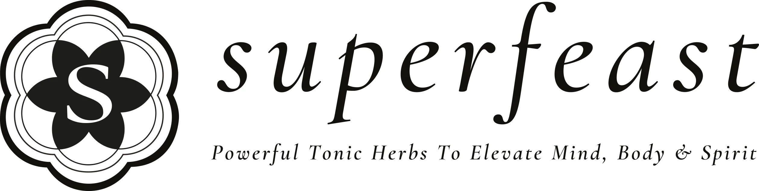 Experience herbal nourishment with Superfeast, available at Skinn. Our logo symbolises the essence of natural wellness. Explore the transformative power of Superfeast in-store, where ancient wisdom meets modern self-care.