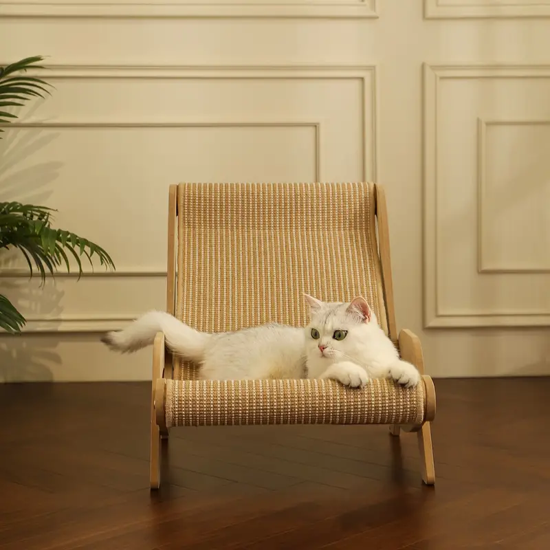 Comfort Sofa Bed with Scratch Pad for Cats