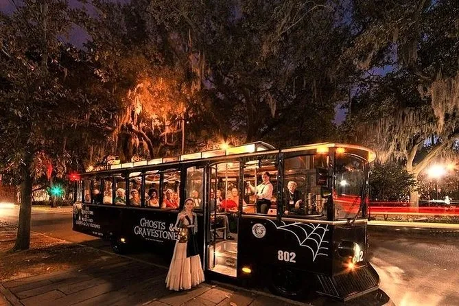 Savannah Ghosts & Gravestones Trolley Haunted Tour