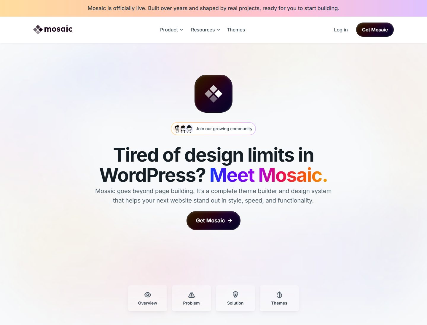 Mosaic | WordPress Theme Builder and Design System for WordPress ...