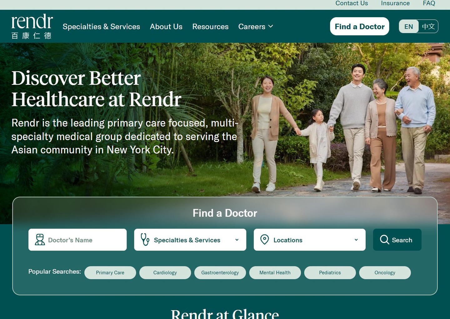 Rendr | NYC Asian Community Healthcare Built with Webflow - Showcase ...