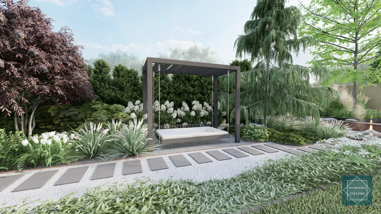 Contemporary mixed planting showcasing versatility of ornamental perennial grasses in modern landscape architecture