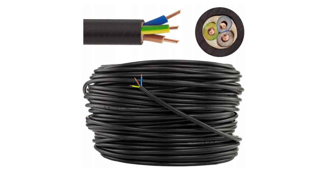 Kabel 3 x 1,5 ziemny