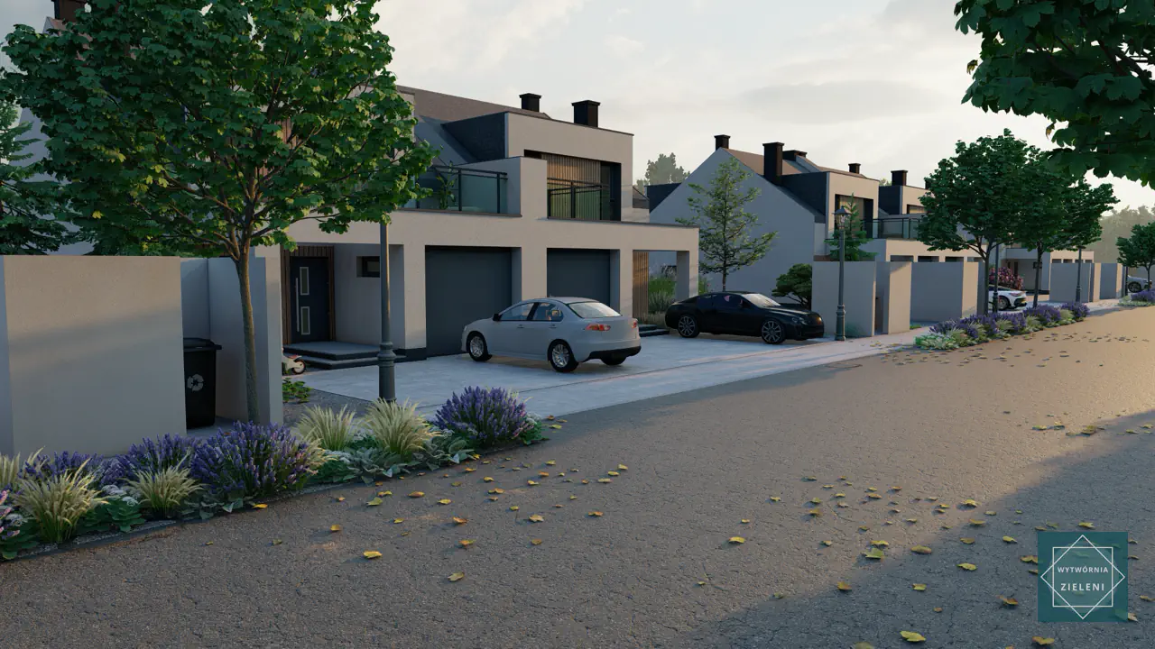 Zagospodarowanie terenu 6500 m² – Zielone osiedle dla dewelopera