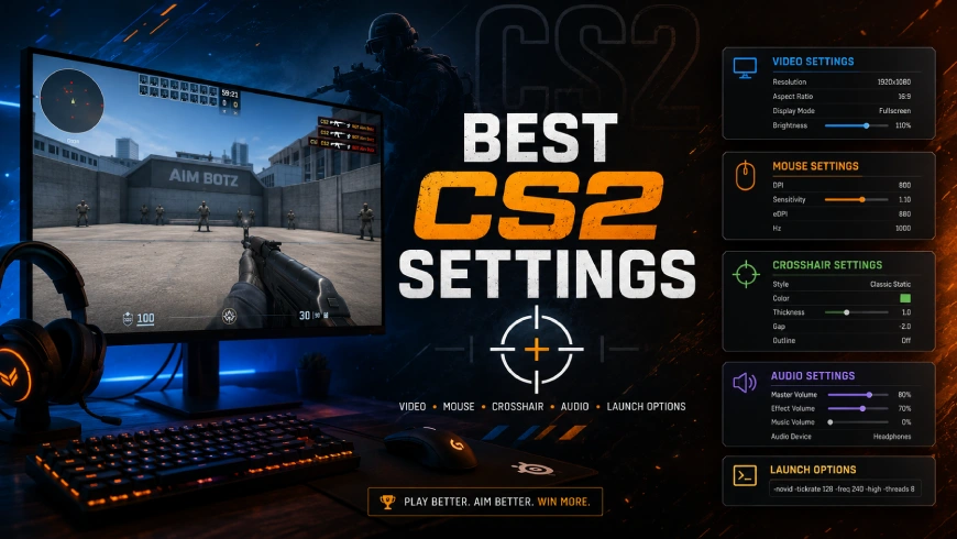 CS2 Best Settings 2026: The Complete Competitive Guide