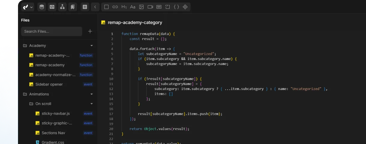 Custom Files - Workflow