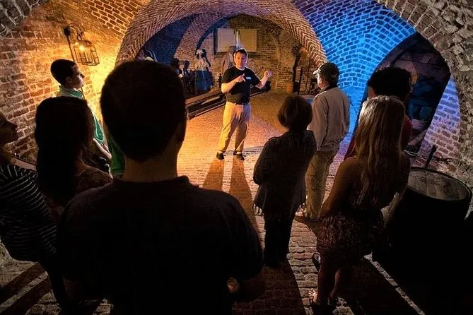Charleston Ghost & Dungeon Night-Time Walking Tour with Entry to Provost Dungeon