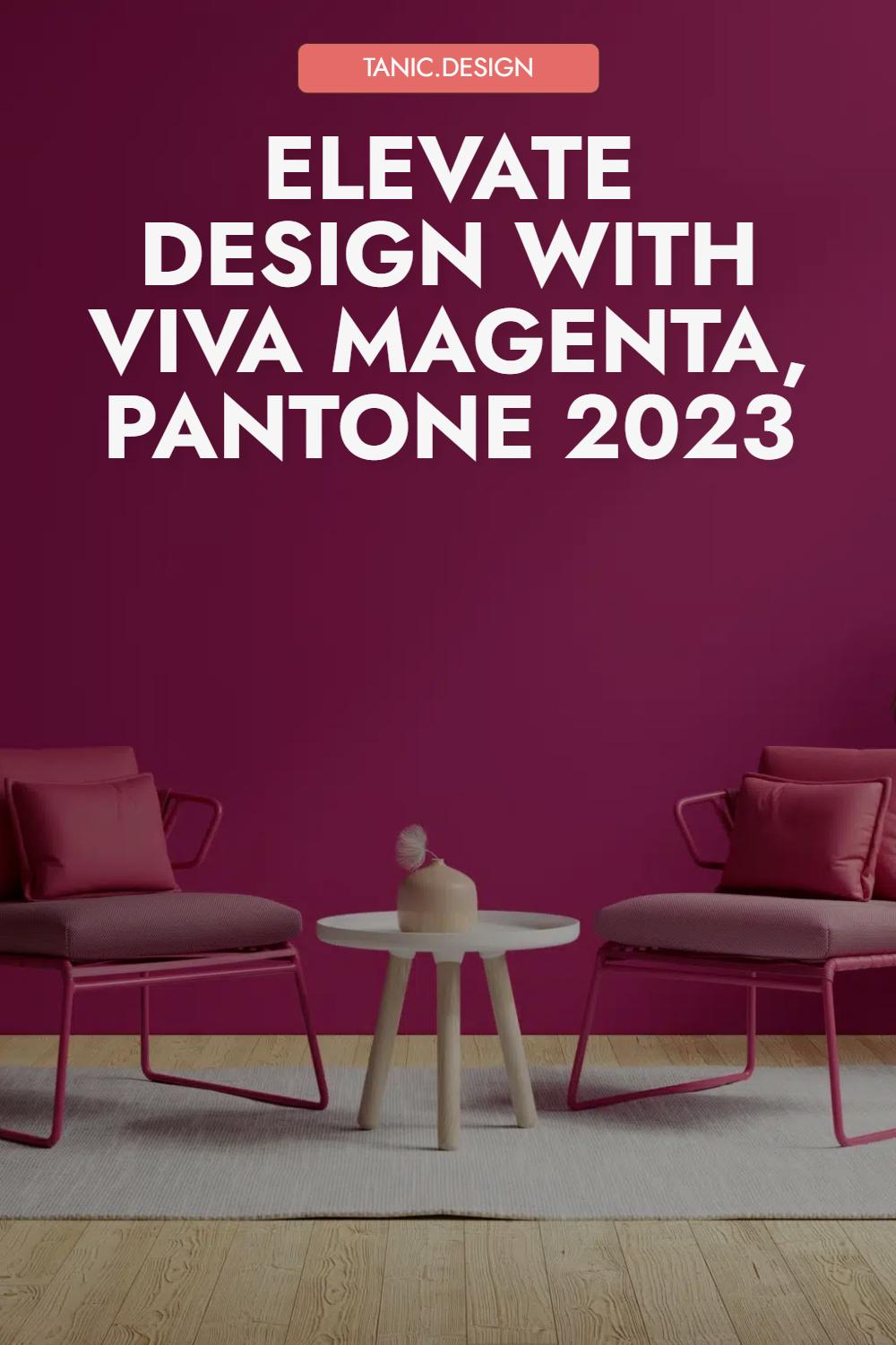 Color of the Year 2023: Viva Magenta Graphic Design Examples