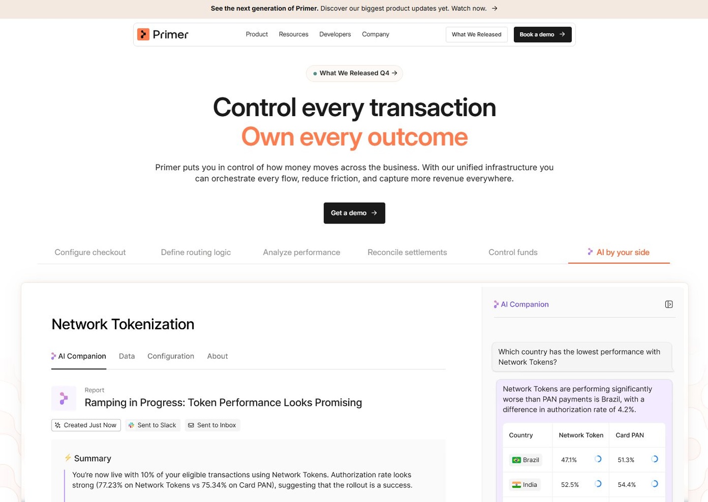 Primer | Payment Orchestration Platform Built with Webflow - Showcase ...