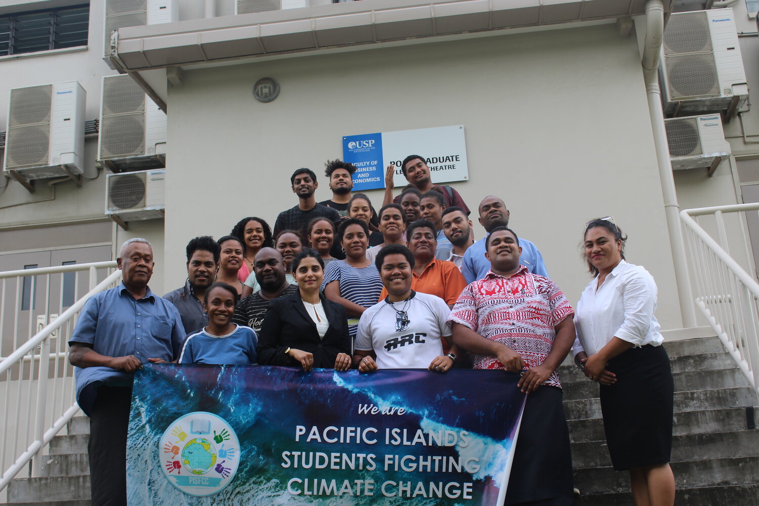 The Fiji Chapter of Pacific Island Students Fighting Climate Change. Image Credit: PISFCC