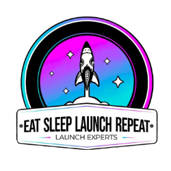 Eat Sleep Launch Repeat Logo