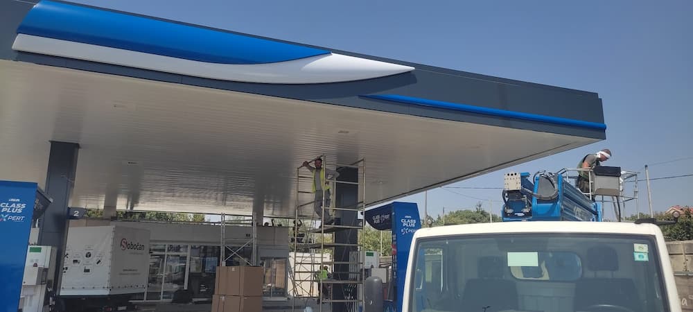 Obnova nadstrešnica&nbsp;Inih&nbsp;benzinski