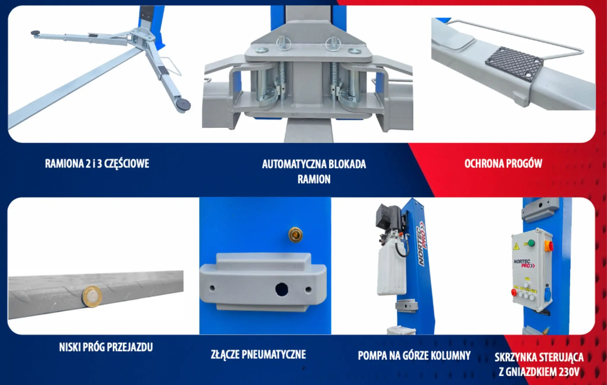 Zalety podnośnika Nortec PD4000ST