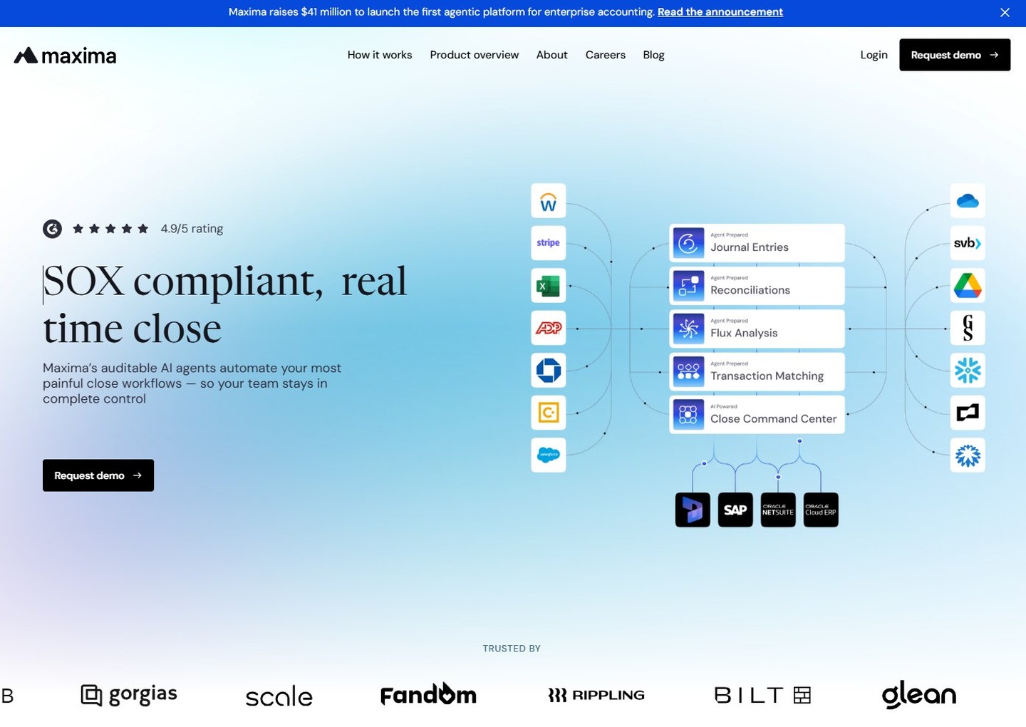 Maxima | AI Accounting Automation Built with Framer - Showcase ...