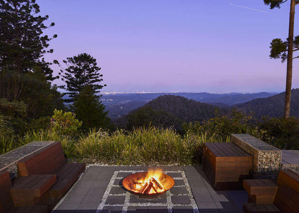 Gold Coast Property Photography - Luxury Mountain Estate View over Valley, Tamborine