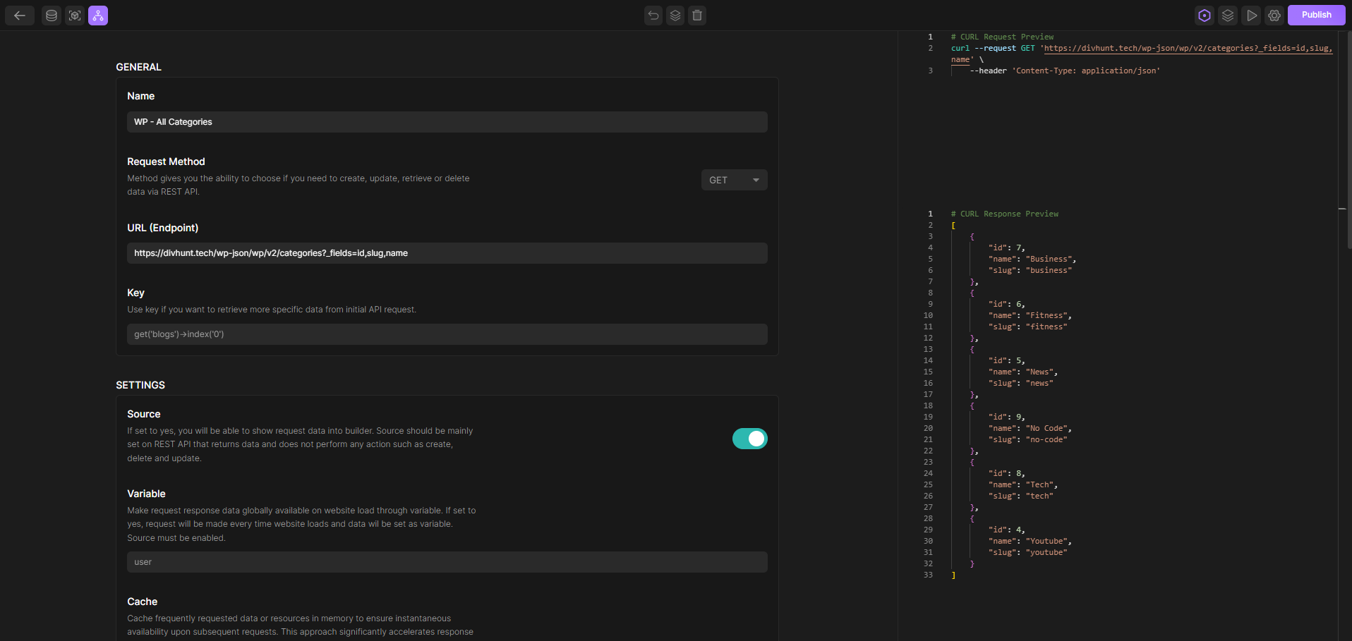 WordPress Category Page: Learn REST API | Divhunt Academy